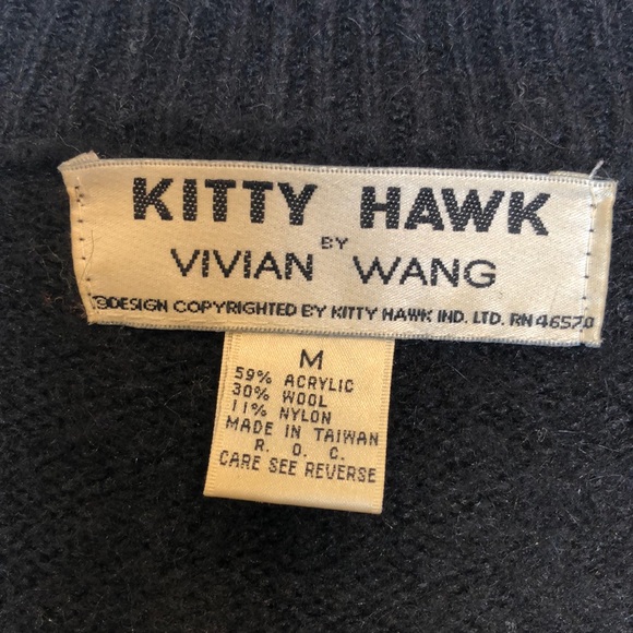 Kitty Hawk Vivian Wang Sweater Size M - Picture 13 of 14